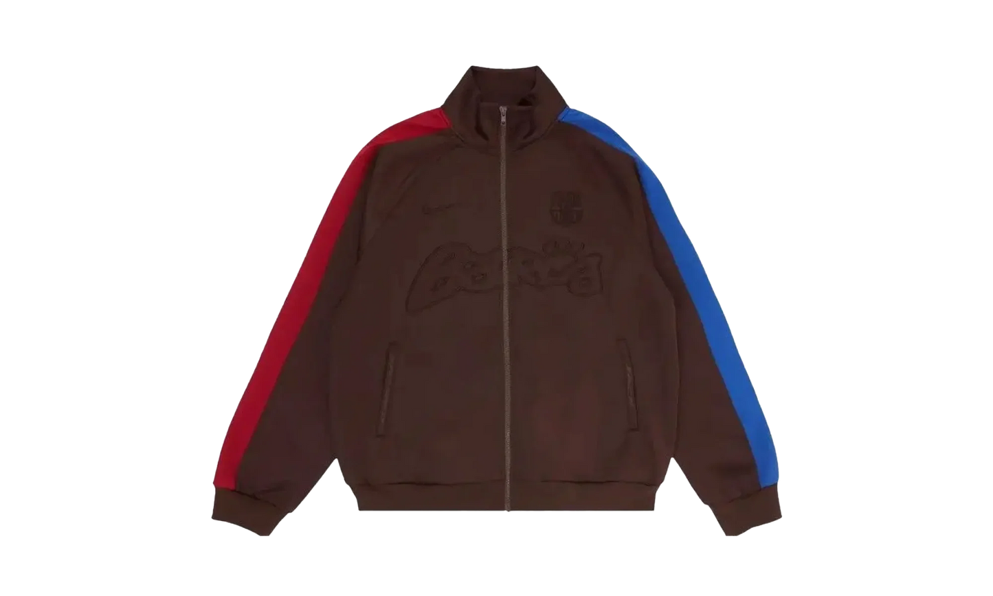 FCB BARÇA RETRO ZIP ANTHEM JACKET "Cactus Jack - Brown" CPFM15