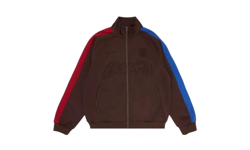 FCB BARÇA RETRO ZIP ANTHEM JACKET "Cactus Jack - Brown" CPFM15
