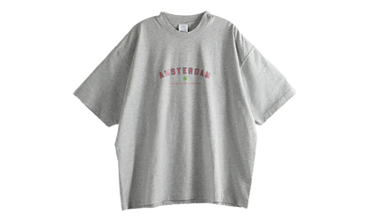 Amsterdam T-Shirt "Grey Melange" ME76TR252GX GREY