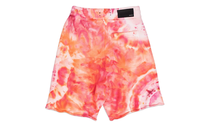 Tie Dye Ma Sweatshorts "Orange / Pink" SS22MJL025_Peach