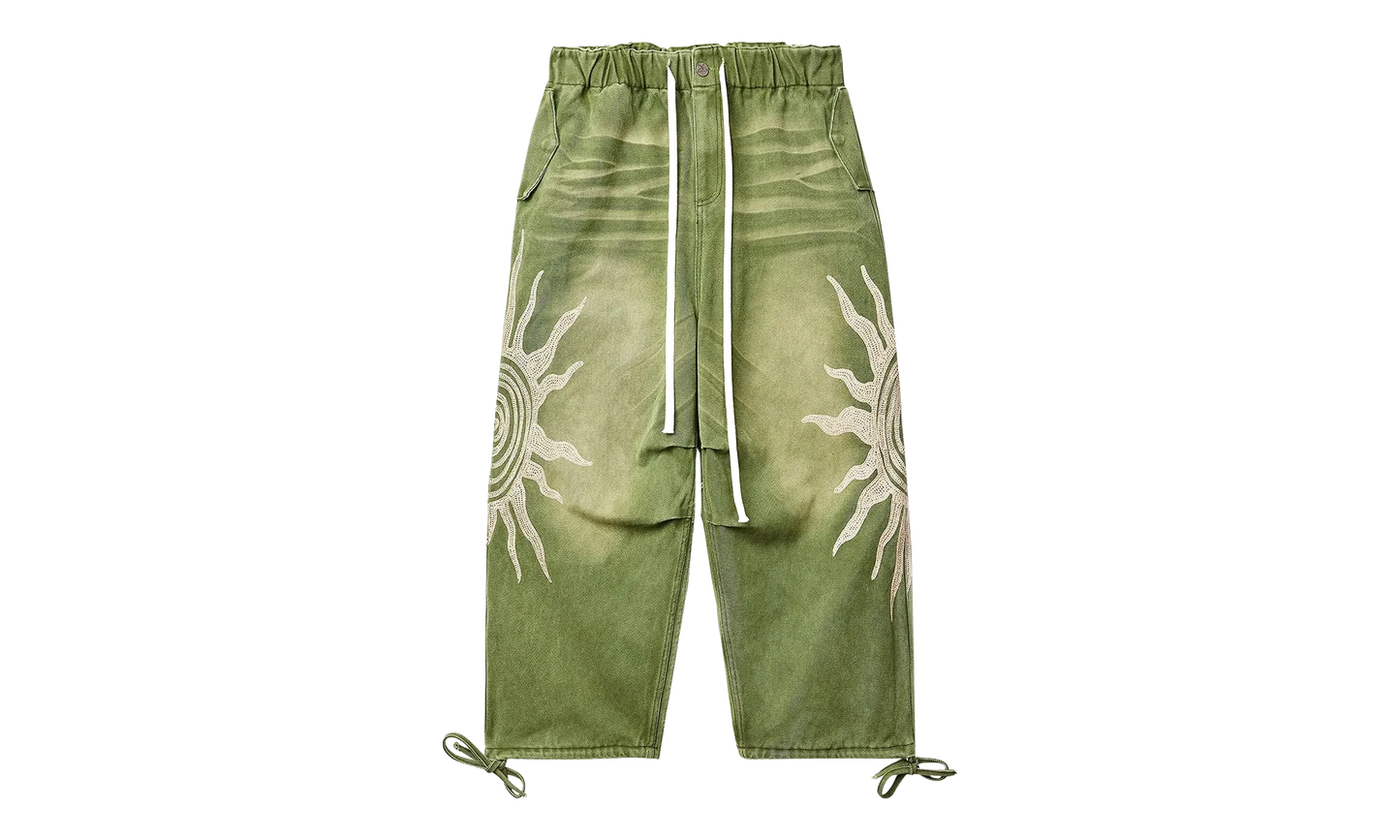 Forest Sun Pants "Distressed Green" VALE 12 001 GN