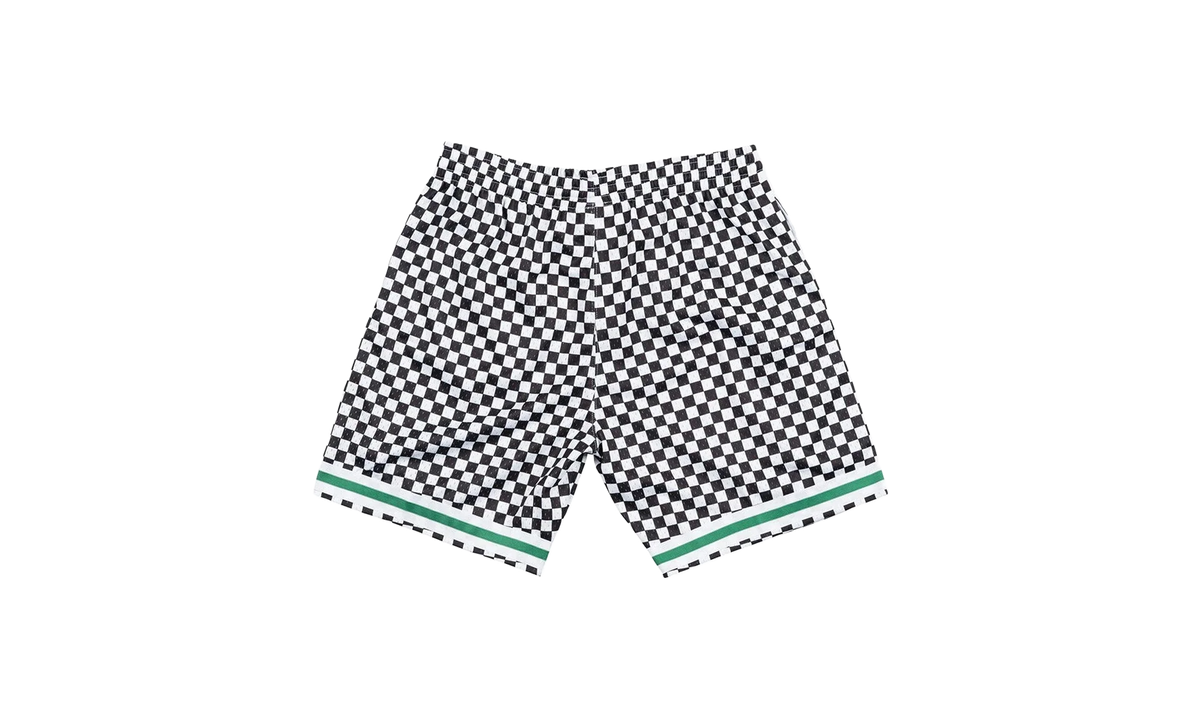 NBA Checked Swingman Shorts "Boston Celtics - White" BA3A4H BCE W N04