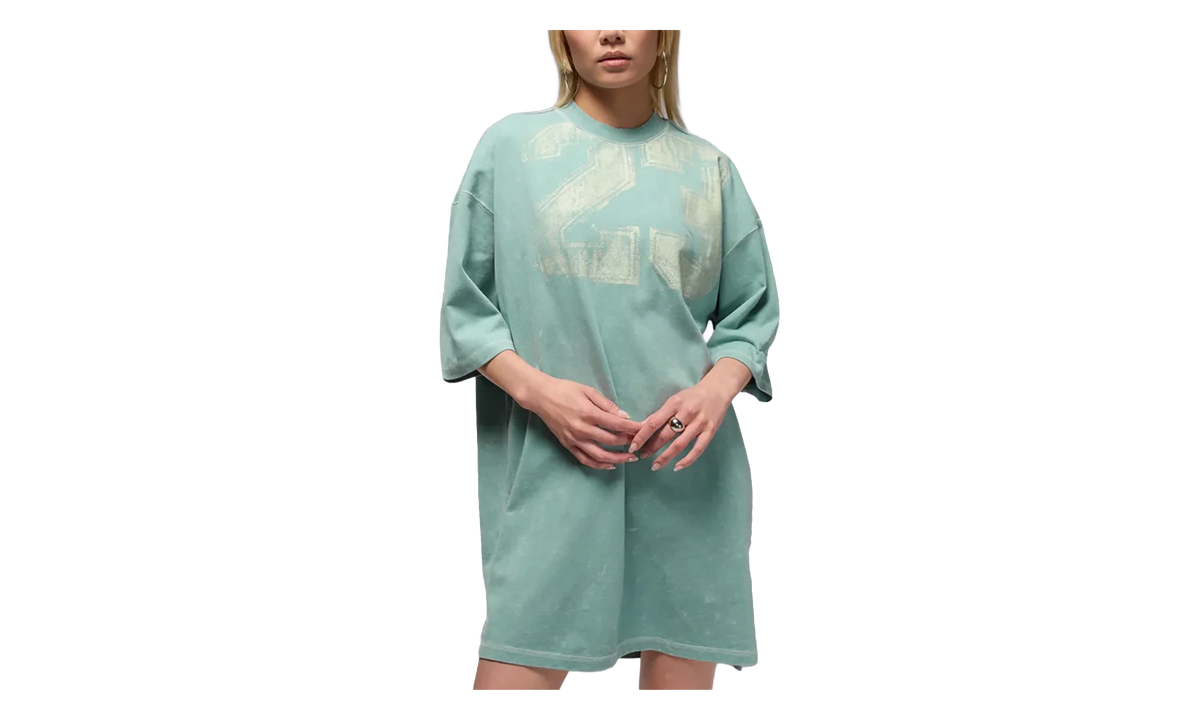 Jordan Flight T-Shirt Dress WMNS "Cannon / Seafoam / Sail" HQ9196 017