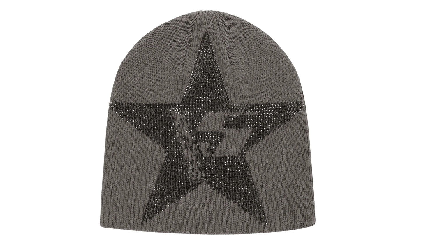 Star Rhinestone Skully "Slate Grey" SP5der313
