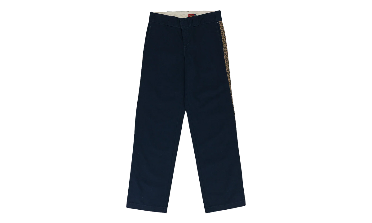 CONTRAST LEOPARD SIDE STRIPE PANTS "Dickies - Navy" DOC UBTM 0004