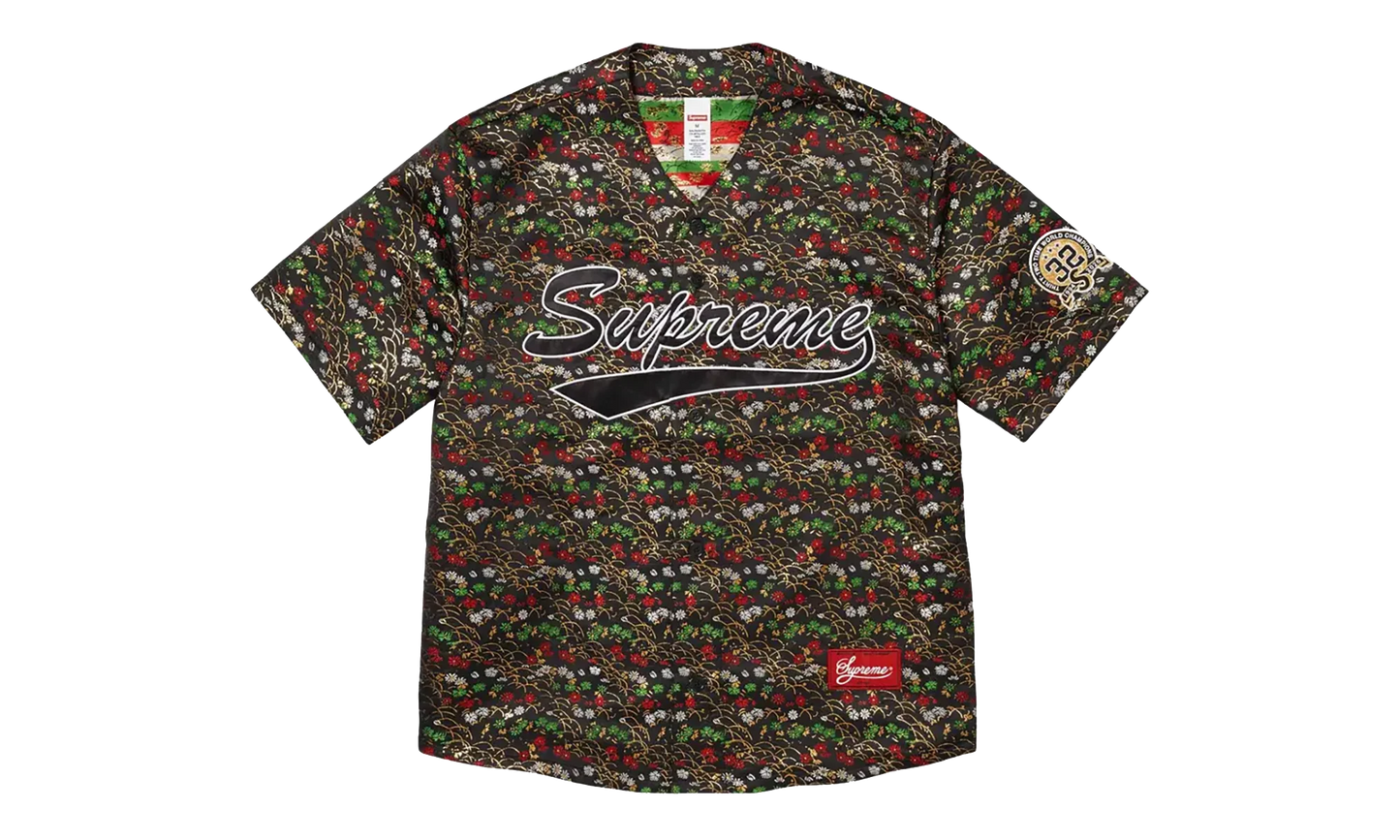 Floral Jacquard Jersey "SS26 - Black" SU27411