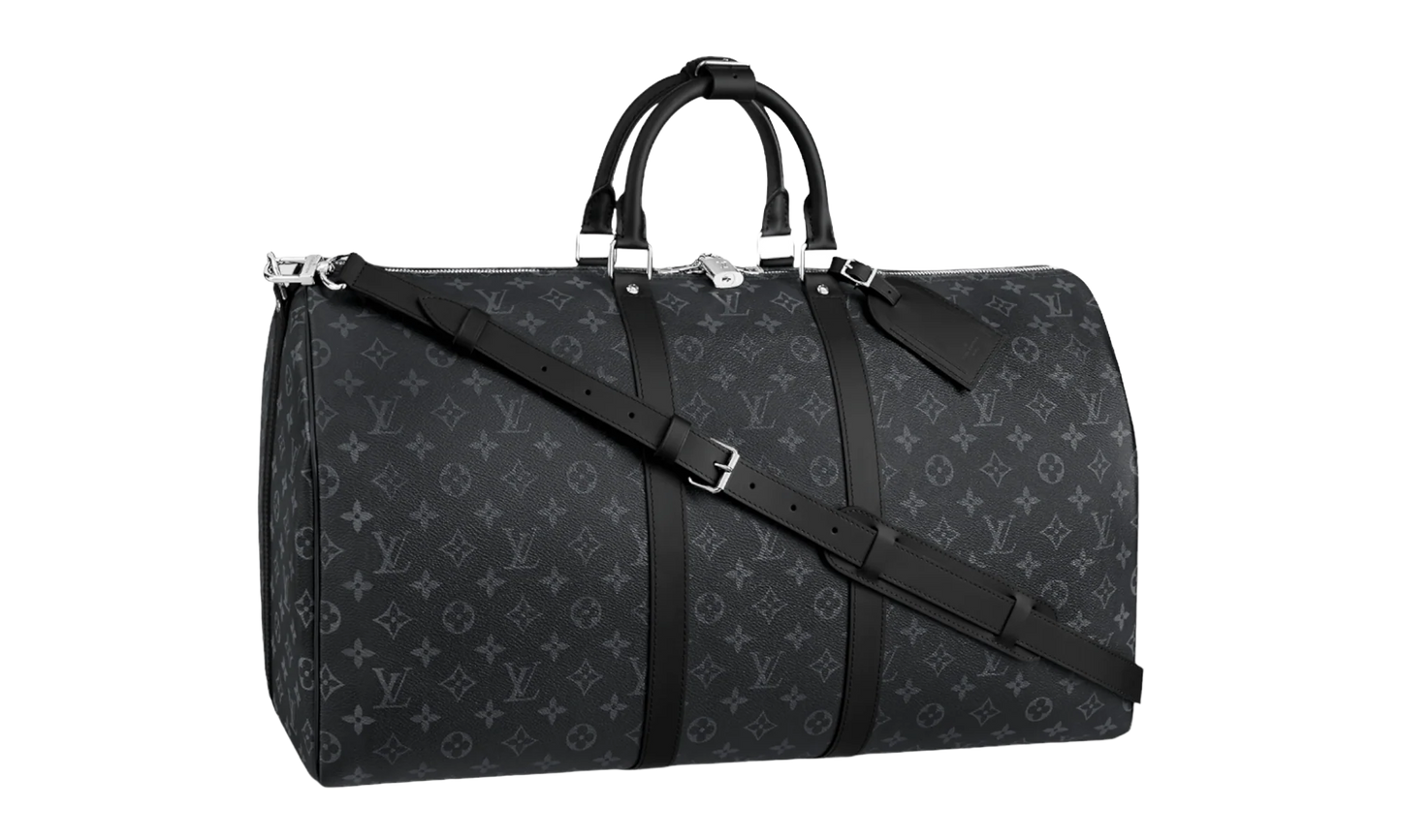 Keepall Bandouliere 55 "Monogram Eclipse Black" M40605