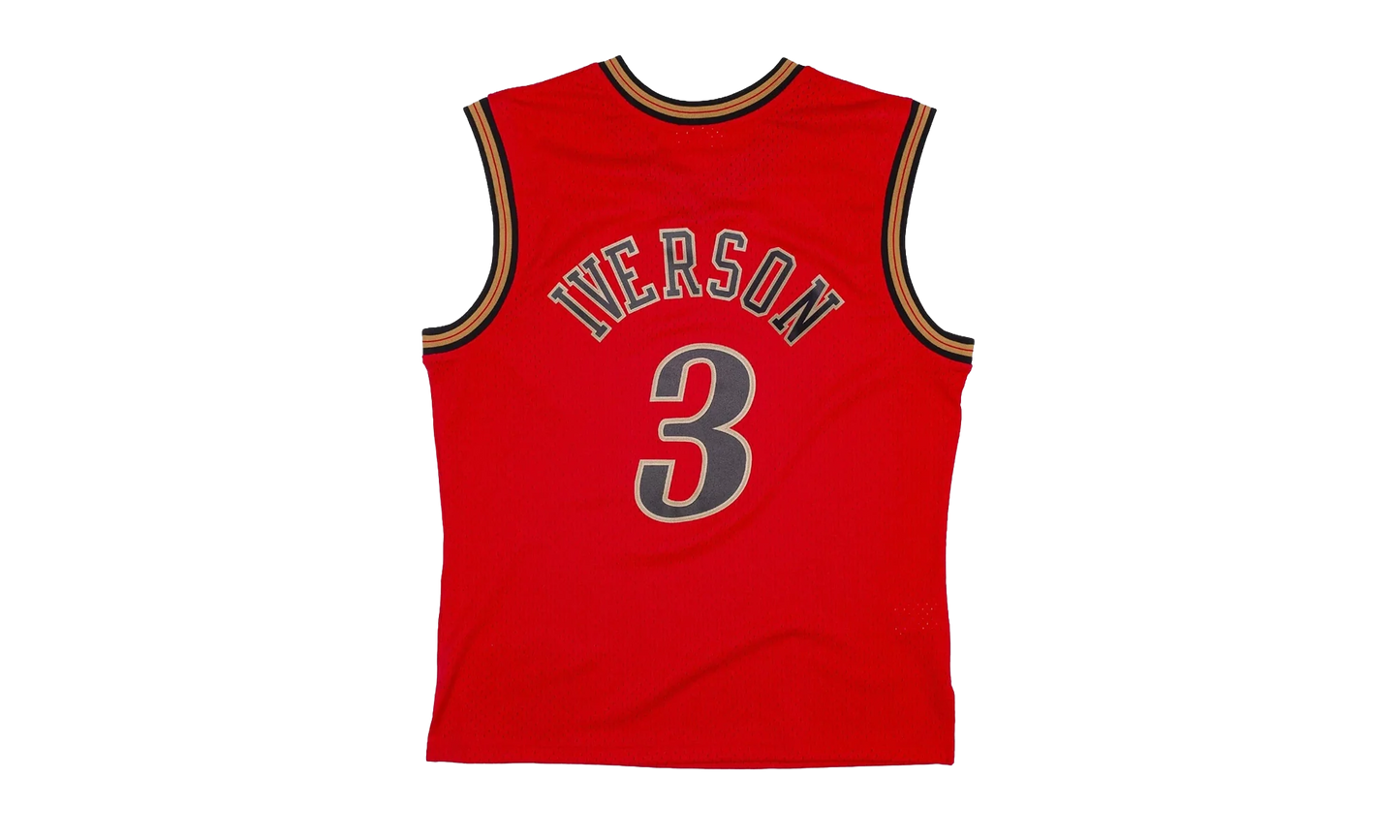 NBA Allen Iverson Reload Swingman Jersey "1999 Philadelphia 76ers - Red" SMJYCP19267 P76RED199AIV