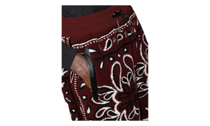 Bandana Fleece Shorts "Red" MKSS01643