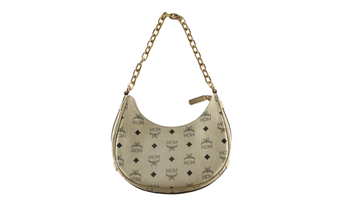 Aren Vi Hobo Bag "BEIGE/BLACK - Small" MWHFATA02 BEIGEBLACK