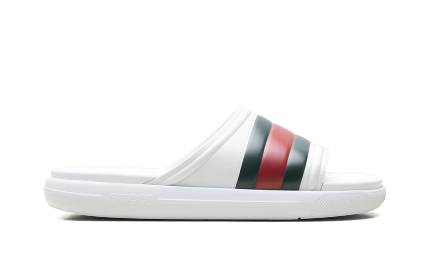 Web Slide Sandal "White Green Red" 780286 J8700 9032