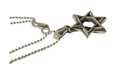 Medium David’s Star Necklace "Silver" CHRM0752