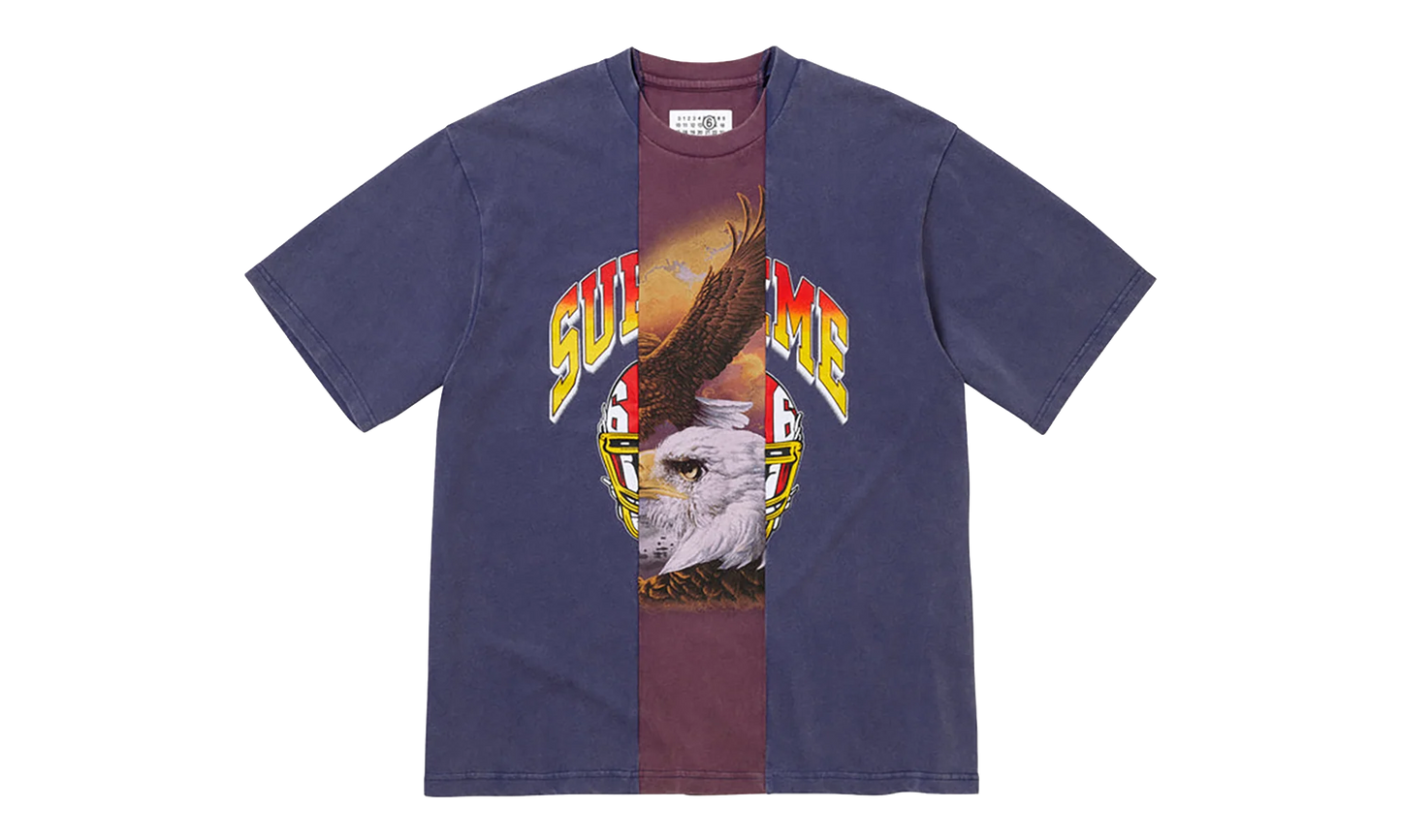 MM6 Maison Margiela Split S/S Top "SS26 - Navy" SU27179