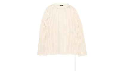 Halvar Crew Neck Irregular Rib Sweater "Natural White" B0013185KN068002