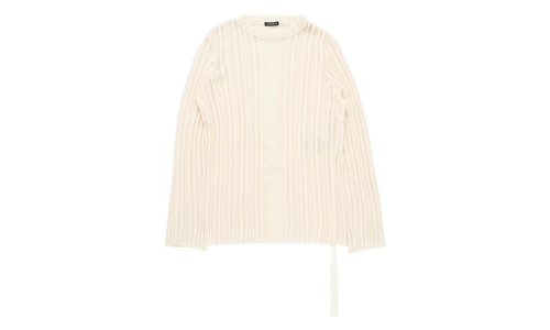 Halvar Crew Neck Irregular Rib Sweater "Natural White" B0013185KN068002