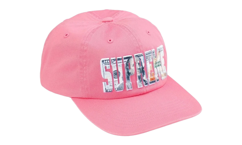 Embroidered Money Logo 6 Panel Hat "SS26 - Pink" SU27431