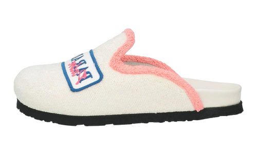 Trouble In Paradise Terry Cloth Mules "Cream" 17714994IU