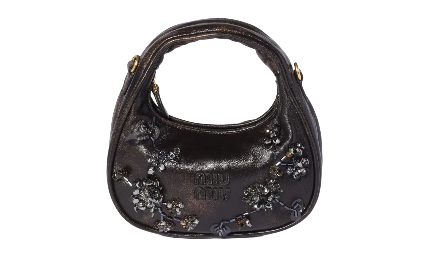 Embroidered Wander Bag WMNS "Caffe" 5BP078 2IF9 F0201