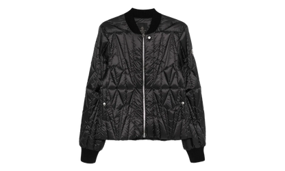 Rick Owens Woven Geocamo Flight Jacket "Black" MON38