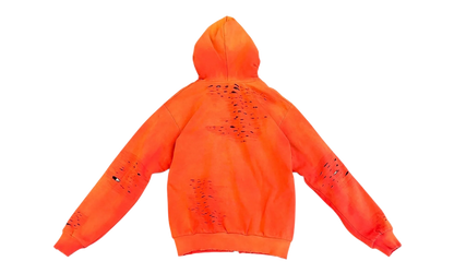 Apocrypha Pious Zip-Up Hoodie "Orange" APOC ZH44