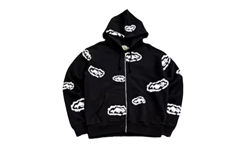 Corteiz x Denim Tears Cotton Wreath Sweatsuit "Black / White" CO07