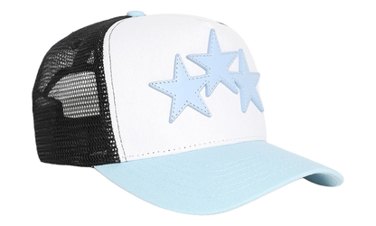 3 Star Trucker Hat "Cerulean" AMHATR1007 CERU