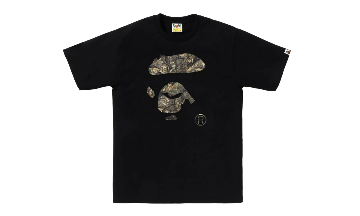 Tree Edge Camo Ape Face Tee "Black / Brown" 1L80110032 BLK