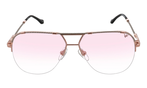 Blanco Half Rim 24KT Two-Tone "Rose / White Gold / Pink Gradient Photochromatic" HRBA2 0008 17A5