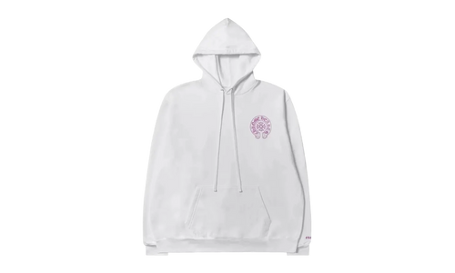 Website Hoodie "White / Purple Glitter" CHRM0710