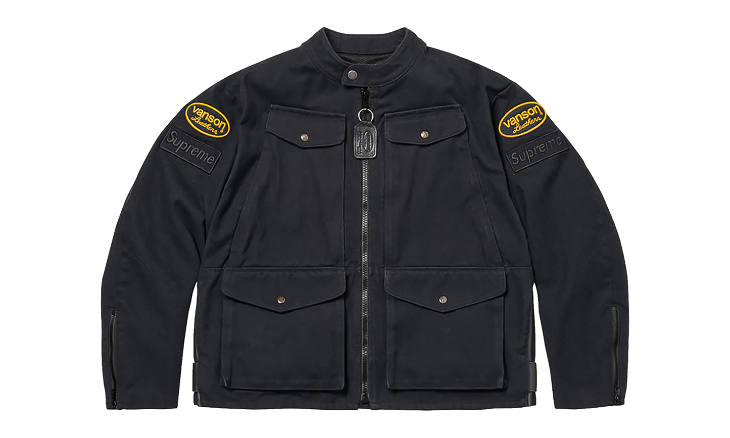 Vanson Leathers® Cordura® Jacket "SS26 - Black" SU27117