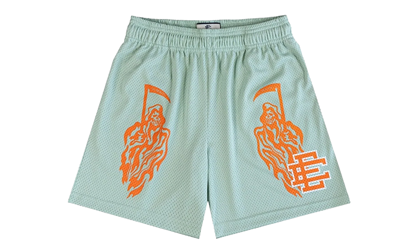 EE BASIC SHORT "WARREN LOTAS - Silt Green/Orange" EE696