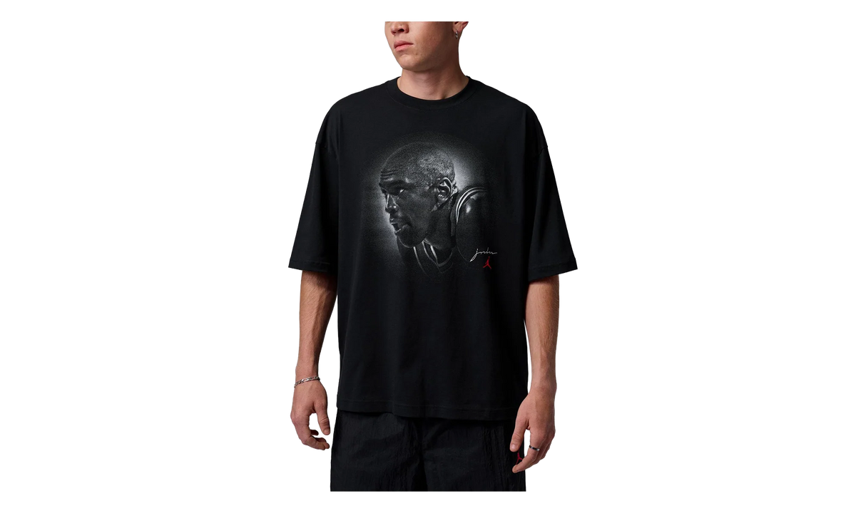Jordan Flight Essentials Big Face Graphic T-Shirt "Black" IF3123 010