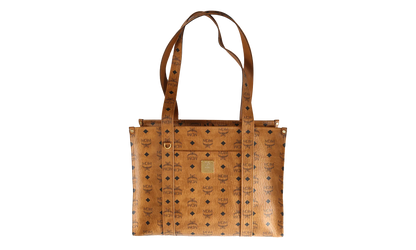 Large Aren Tote in Visetos "Cognac" MWTFATA02CO001