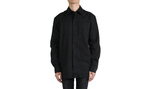 MA Bandana Linen Shirt "001 BLACK" AMSTOS1008