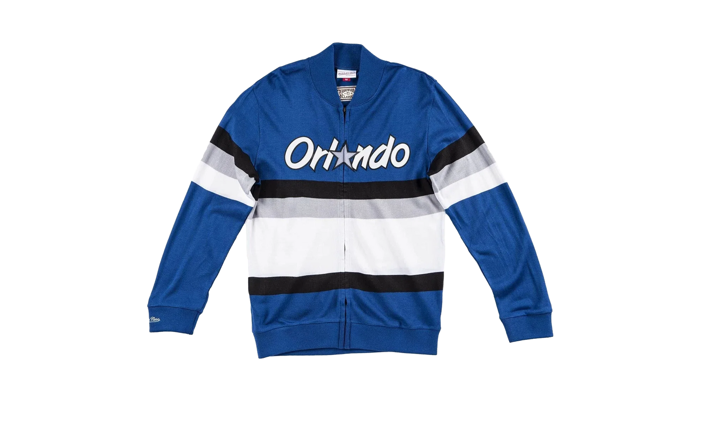 NBA Front Stripe Full Zip Sweater "Orlando Magic - Royal" SWTRAJ18024 OMAROYA