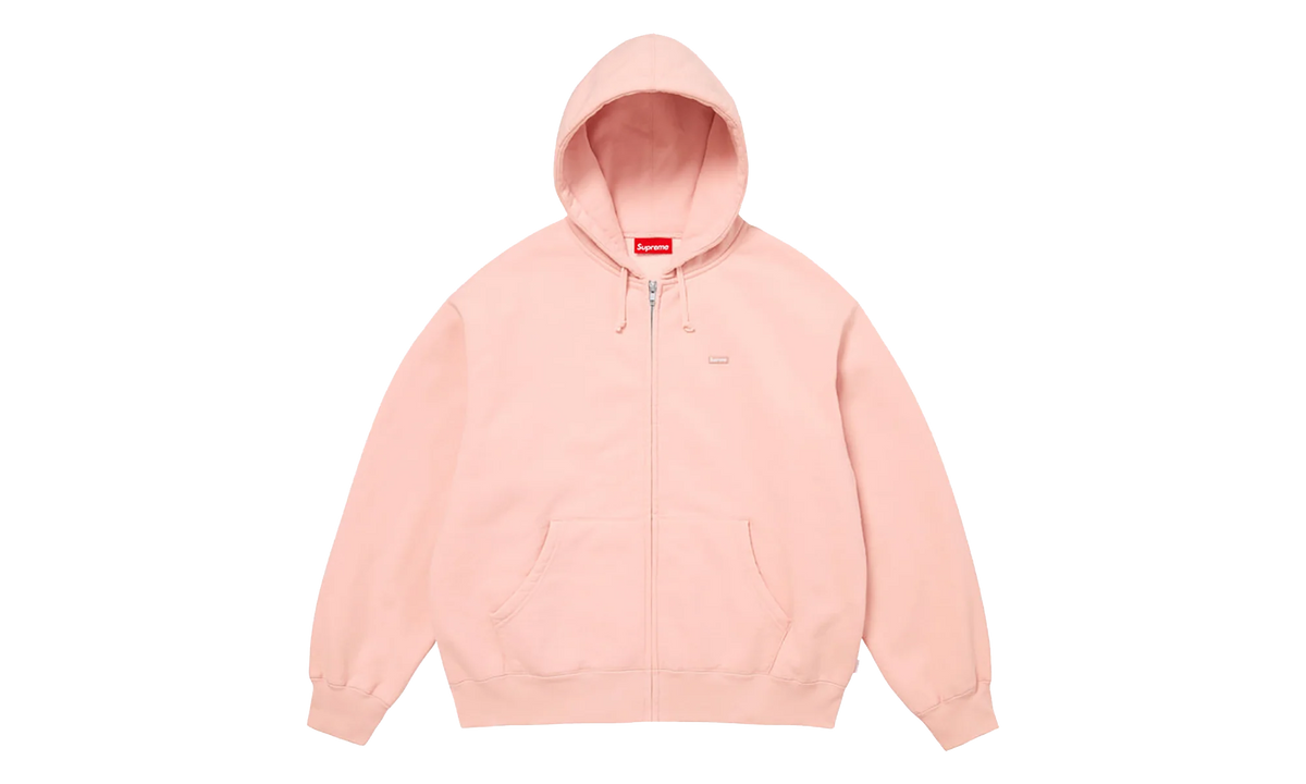 Small Box Zip Up Hooded Sweatshirt "SS26 -Light pink" SU27353