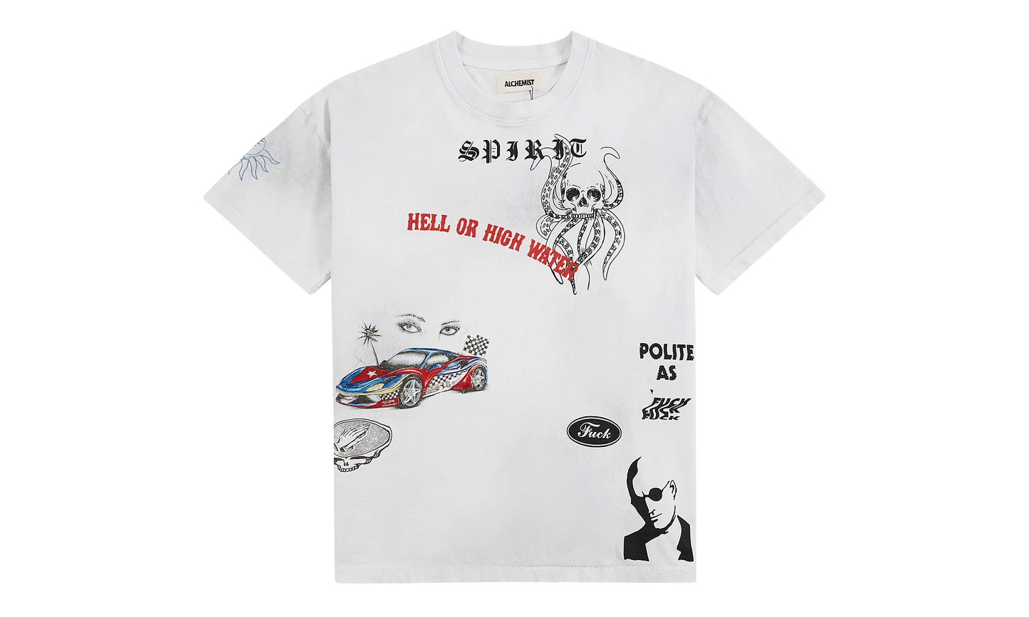 Skull Tee "White" ALSS26MJSST42F