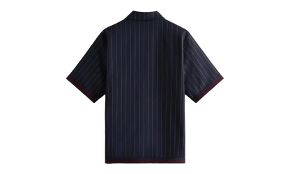 Pinstripe Woodpoint Shooting Shirt "Nocturnal" KHM031018 413