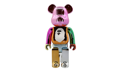 BAPE 25th Anniversary Bearbrick "Multicolor Foil XXV 400%" MEDI3060