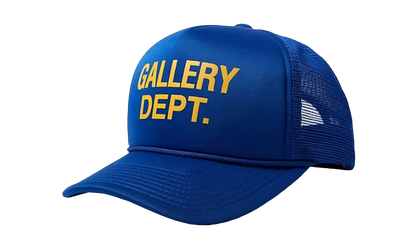 Logo Print Trucker Cap "Blue" GD077