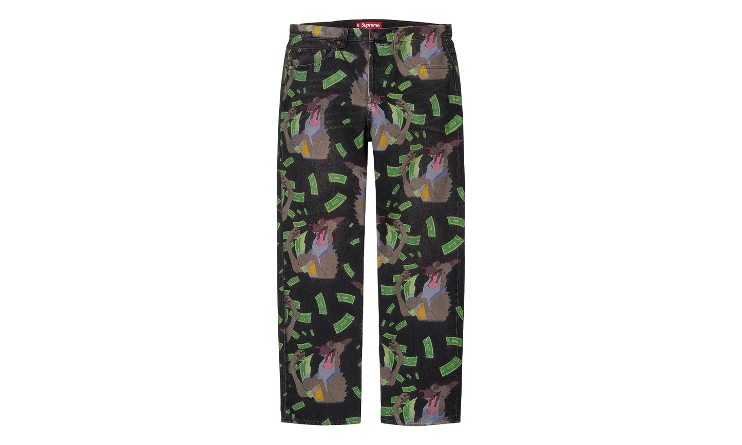 All Dogs Go To Heaven Loose Fit Jean "FW25 - Washed Black" SU26918