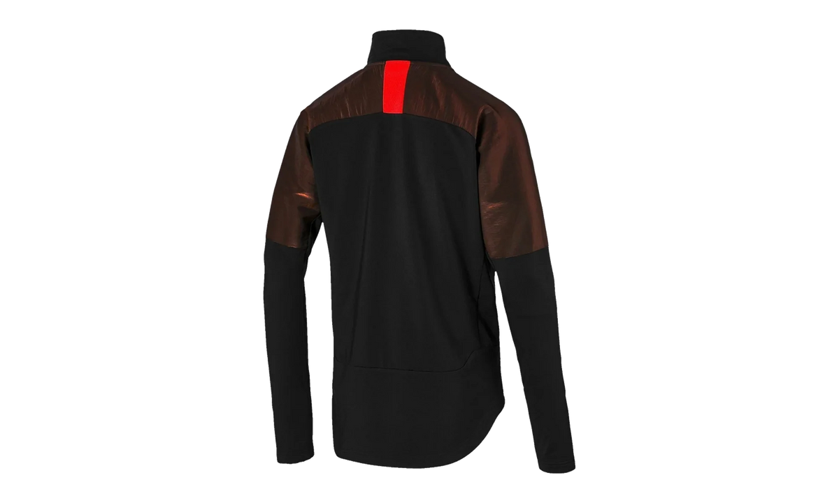FTBL NXT 1/4 Zip Top Jacket "Puma Black / Red Blast" 656173 01