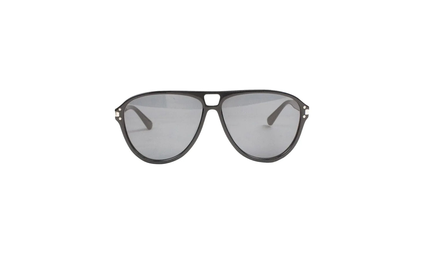 CLASSIC LOGO SUNGLASSES "Black & Blue" XA41764AC BLAC