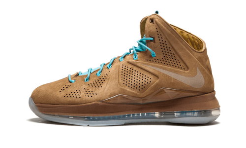 Lebron 10 EXT QS "Brown Suede" 607078 200