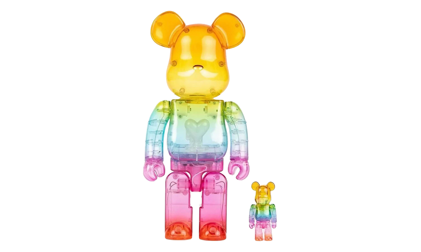 Emotionally Unavailable Gradient Heart Bearbrick "100% & 400% Set" MEDI3099