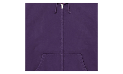 Cut Out Zip Up Hoodie "Dark Purple" SU27263
