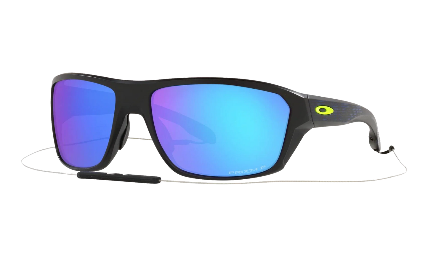 Split Shot Polarized Sunglasses "Matte Black / PRIZM Sapphire" OO9416 33