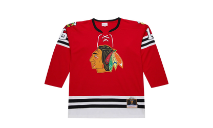 NHL Bobby Hull Dark Jersey "1960 Chicago Blackhawks - Scarlet" JY9065 CBHSCAR