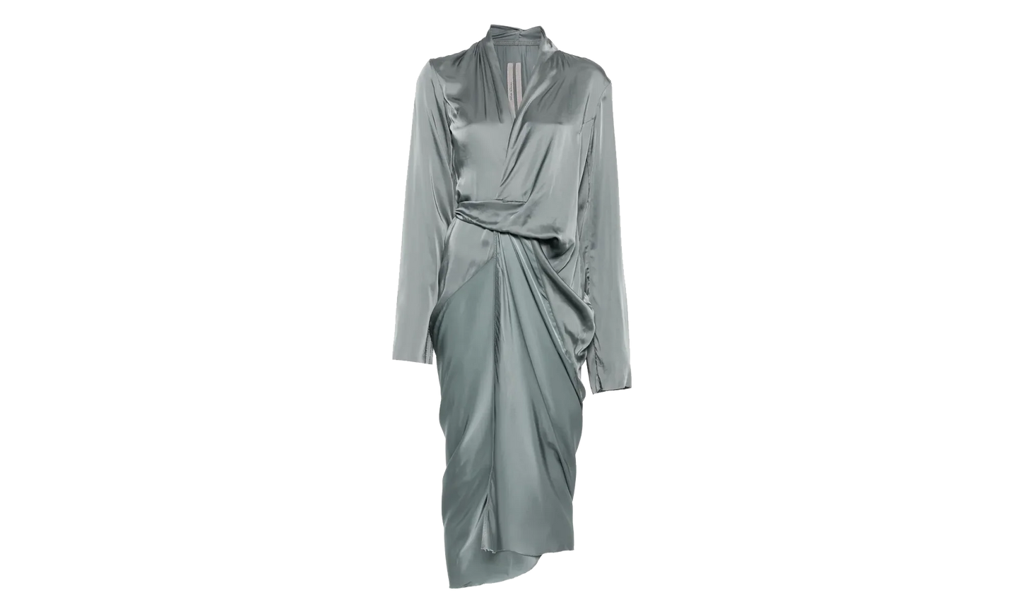 Charmeuse Wrap Dress WMNS "Washed Indigo" RP02E4560 SCH 06