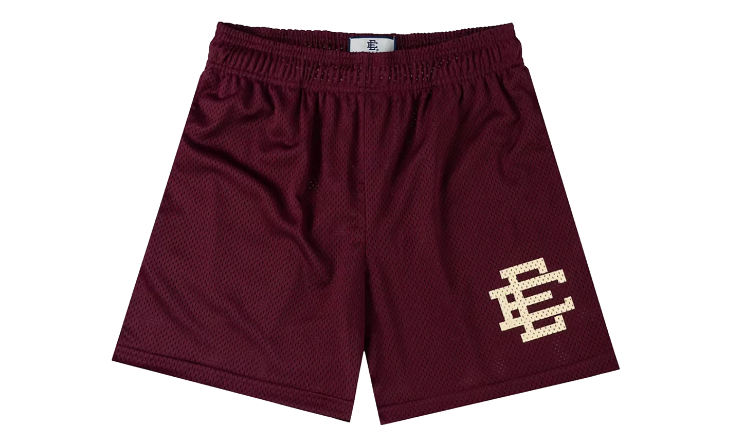 EE BASIC SHORT "SS24 - Maroon/Off White" EE619
